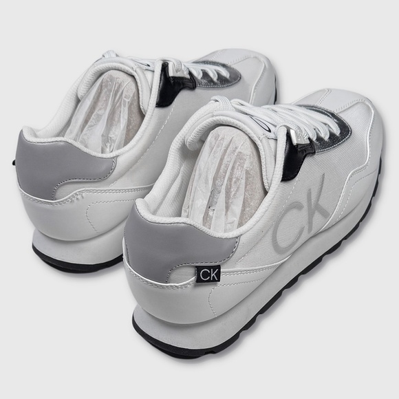 Calvin Klein Caden 2 Shoes / Sneakers - NEW Womens 9.5 White / Black - #48669-OF - Picture 4 of 6